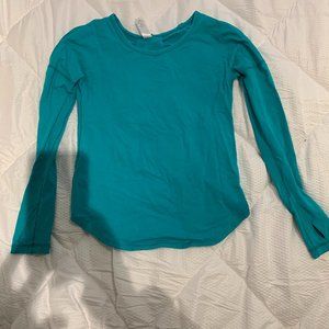 Ivivva teal long sleeve